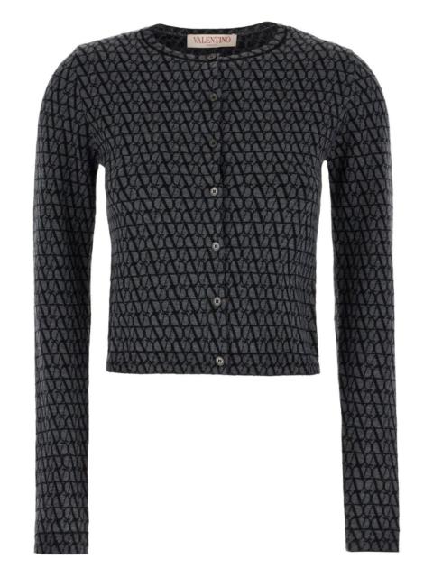 Valentino Toile Iconographe fine-ribbed cardigan