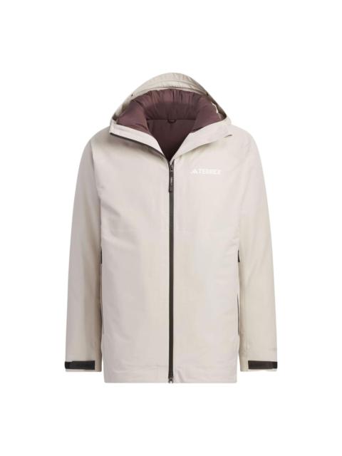 adidas Terrex 3-In-1 Rain.Rdy Reversible Jacket 'Beige' IL8969