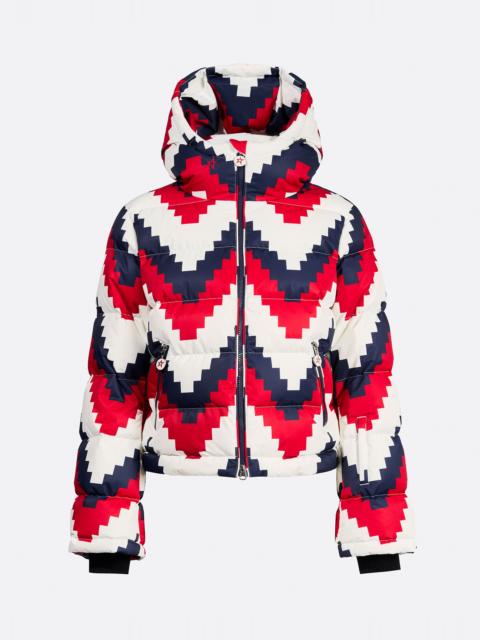 PERFECT MOMENT Chevron Polar Flare Down Jacket