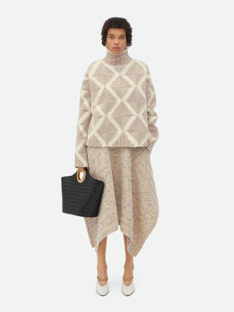 Bottega Veneta Wool Argyle Intarsia Jumper