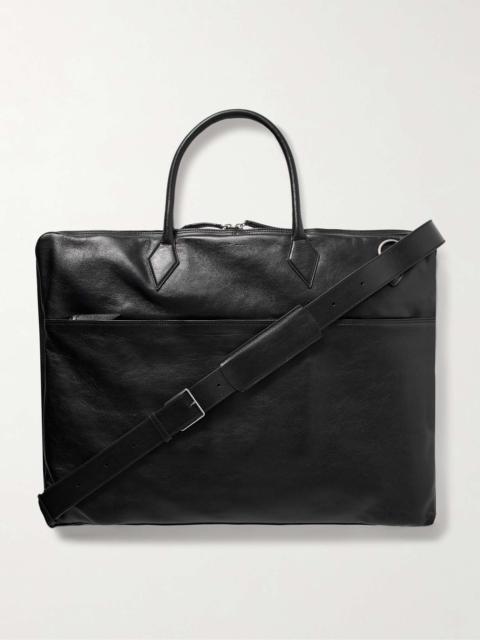 MÉTIER Closer Full-Grain Leather Suit Carrier