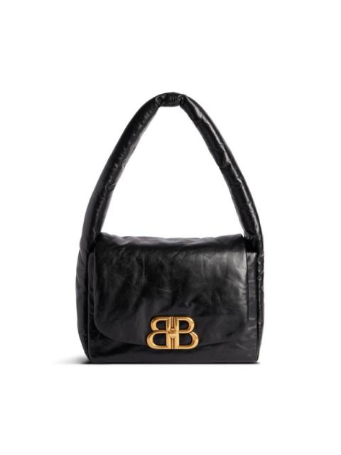 BALENCIAGA Women's Monaco Small Sling Bag  in Black