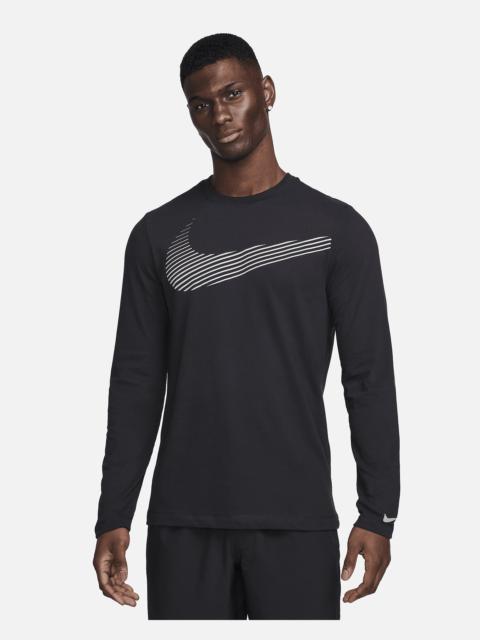 Nike Men's Dri-FIT Long-Sleeve Fitness T-Shirt