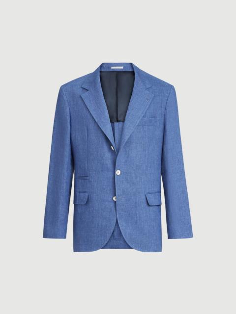 Brunello Cucinelli Délavé linen deconstructed blazer