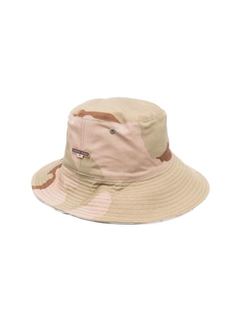 Marine Serre reversible cotton bucket hat