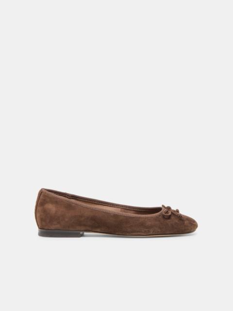 dolce vita RITLA BALLET FLATS DK BROWN SUEDE