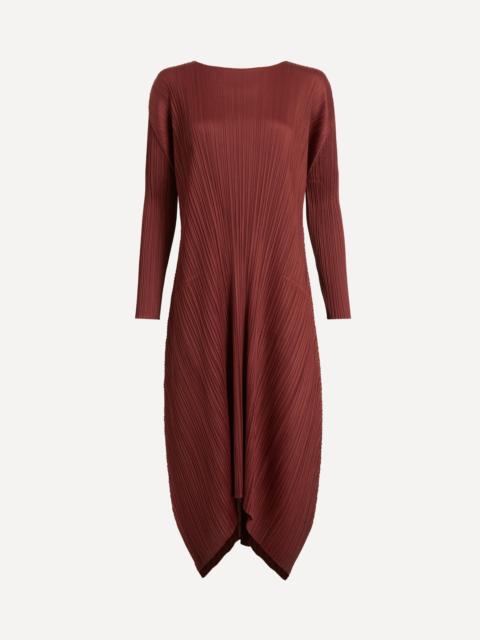 Pleats Please Issey Miyake MONTHLY COLOURS OCTOBER Long-Sleeve Dress