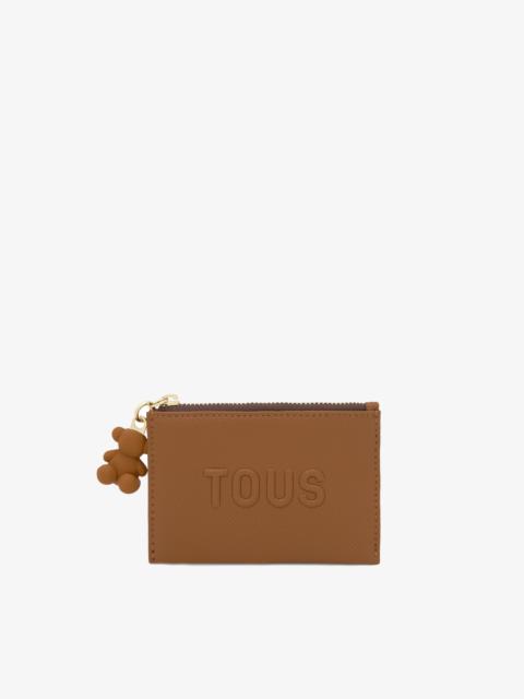 TOUS Camel-colored Change purse-cardholder TOUS Brenda