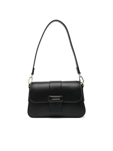 LACOSTE logo-appliqué flap bag