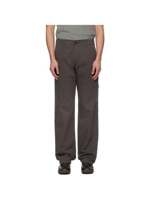 POST ARCHIVE FACTION (PAF) Brown Archive Stream Trousers