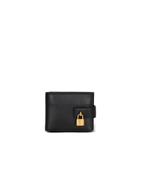 Balmain Pulse Trifold smooth leather wallet
