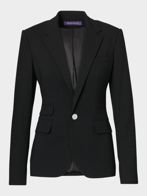 Ralph Lauren Parker Wool Crepe Jacket