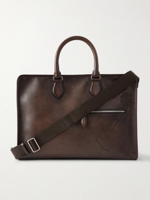 Berluti 2 Jours Neo Venezia Leather Briefcase