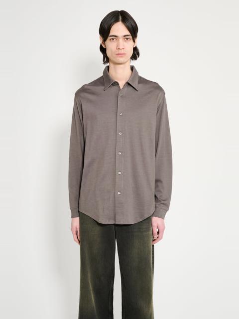 LADY WHITE CO. LADY WHITE CO. LS JERSEY BUTTON DOWN GREY OLIVE