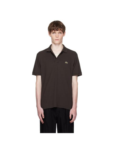 LACOSTE Brown Classic Fit L.12.12 Light Piqué Polo