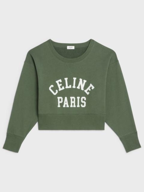CELINE CELINE PARIS SWEATSHIRT IN COTTON FLEECE