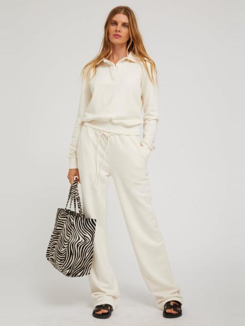 SPRWMN COTTON TERRY STRAIGHT LEG SWEATPANTS