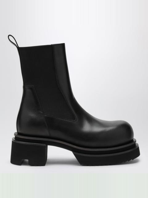 Rick Owens Black Bogun leather boots