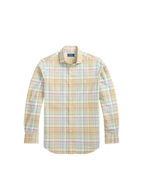 Polo Ralph Lauren PLAID-CHECK EMBROIDERED-LOGO SHIRT