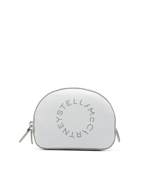 Stella McCartney perforated logo make-up bag