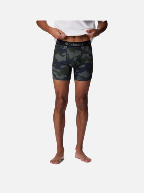Columbia Mens Printed 360 Stretch Boxer Briefs - 3 Pack
