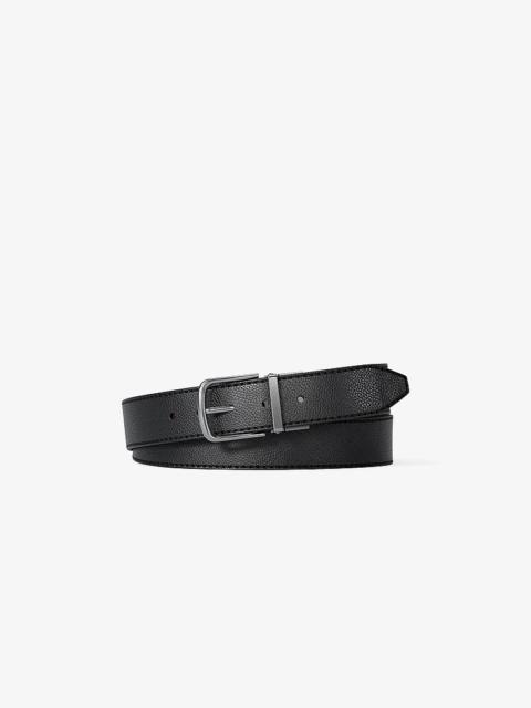 MICHAEL KORS Pebbled Leather Belt
