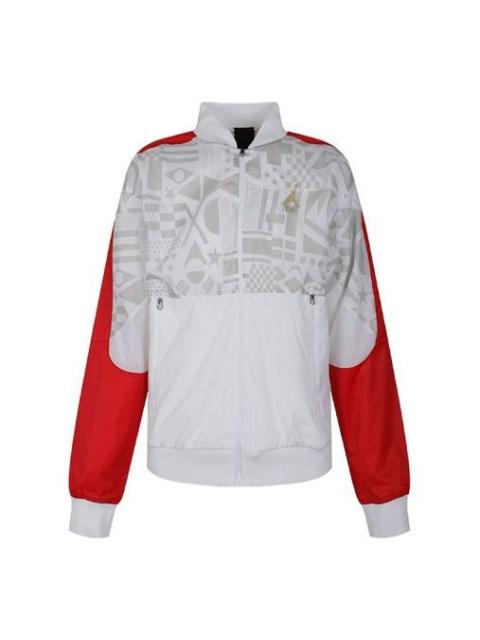 Nike 남자 J LGC FIBA 재킷 대학 빨강 CJ9097-657로 나이키