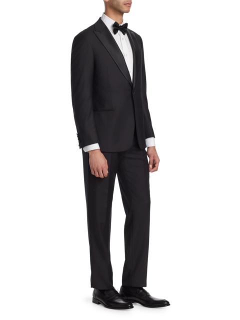 EMPORIO ARMANI Men's G-Line Super Line Peak Tuxedo - Black
