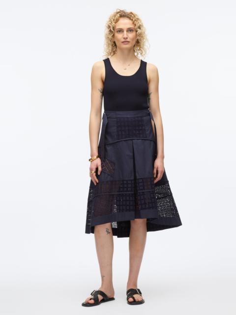 3.1 Phillip Lim Broderie Anglaise Grid Skirt