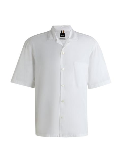 BOSS RELAXED-FIT SHIRT IN ITALIAN-MADE COTTON POPLIN