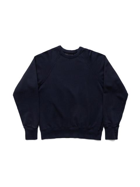 LES TIEN French Terry Binded Neck Raglan - Navy