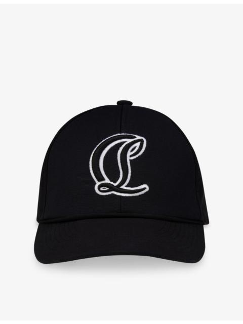 Christian Louboutin Mooncrest Ivy Cotton-Canvas Cap
