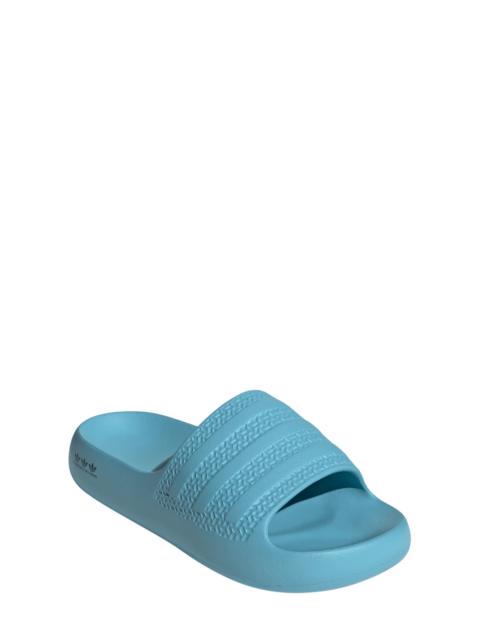 Adilette Ayoon Sport Slide in Preloved Blue/Black/Blue