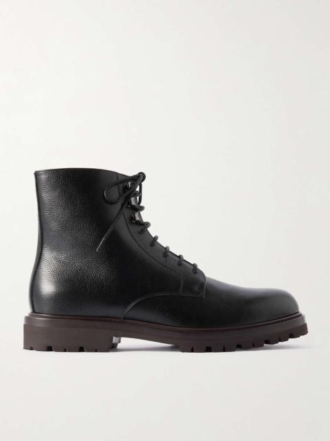 Brunello Cucinelli Full-Grain Leather Boots