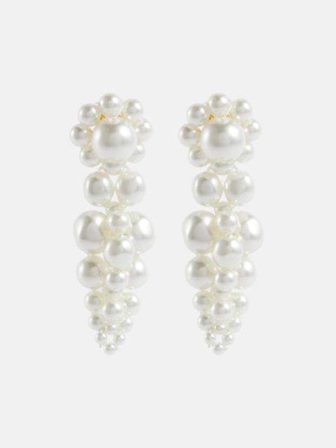 Simone Rocha Faux pearl drop earrings