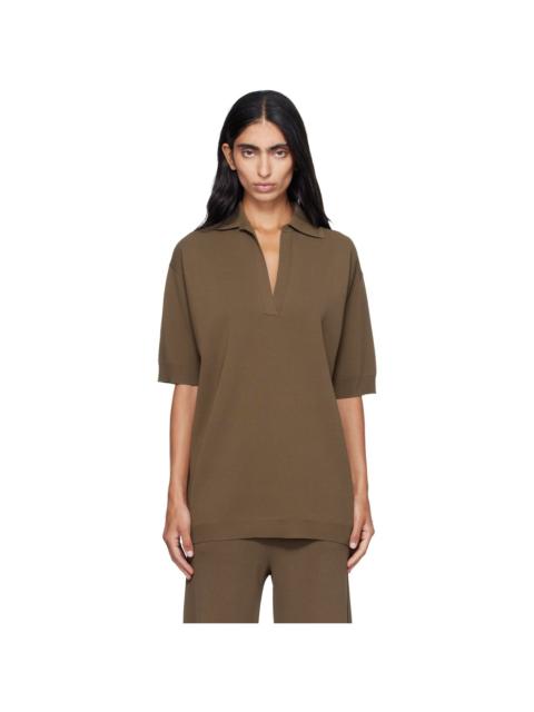 Max Mara Taupe Alpino Polo