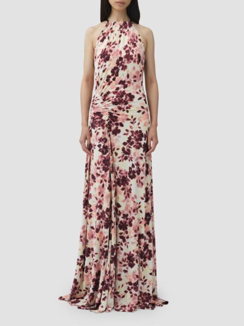 SIMKHAI Women's Cerin Floral Halter Maxi Dress - Fig Multi