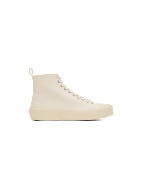 Jil Sander White High-Top Sneakers
