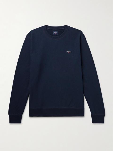 Noah Logo-Embroidered Cotton-Jersey Sweatshirt