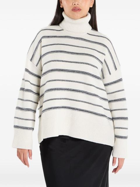 SAMSØE SAMSØE roll-neck striped sweater