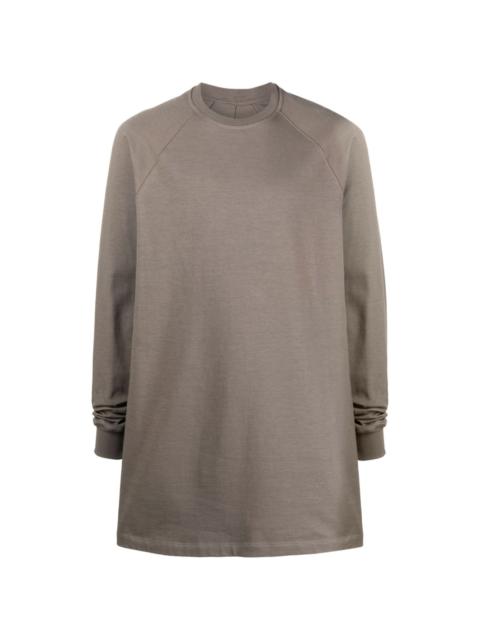 long-sleeve cotton sweatshirt