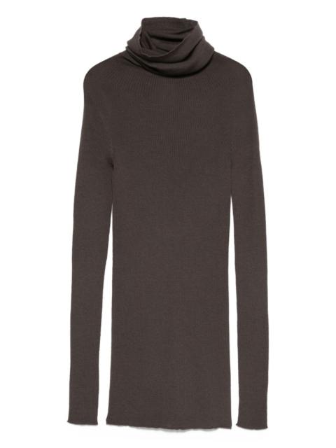 Rick Owens ribbed-knit turtleneck sweater
