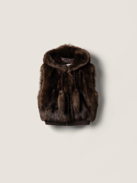 Miu Miu Shearling vest