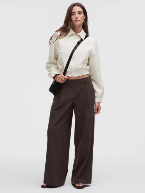 lululemon Daydrift Mid-Rise Cropped Wide-Leg Trouser *Short