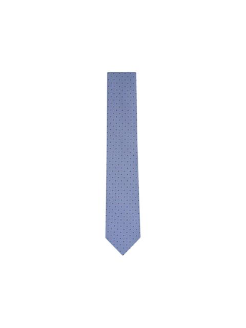 Canali spring patterned silk tie