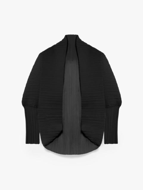 Max Mara FLOC Plissé-pleated shrug