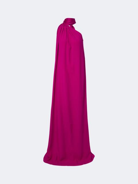 Taller Marmo Astor scarf-detail draped one-shoulder gown