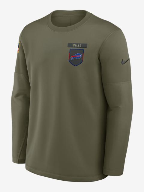 Nike Buffalo Bills Salute to Service Sideline Triumphant Win Coach Men's Nike NFL Pullover Crew