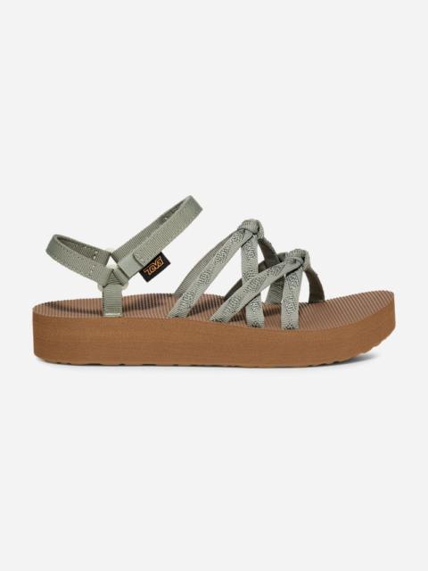Teva Women's Midform Kena Slim Sandal in Seagrass Multicolor
