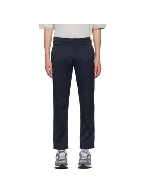 Nanamica Navy Straight-Leg Trousers